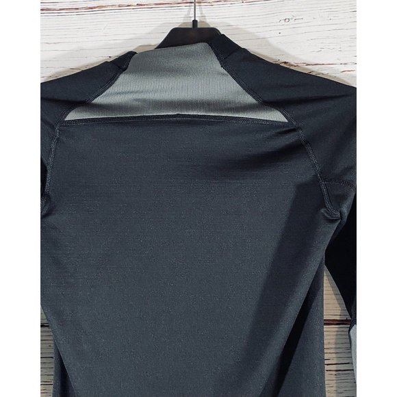 Nike Dri Fit Boys Youth Long Sleeve T Shirt Black Gray Size Medium Fast Shipping - Picture 10 of 11